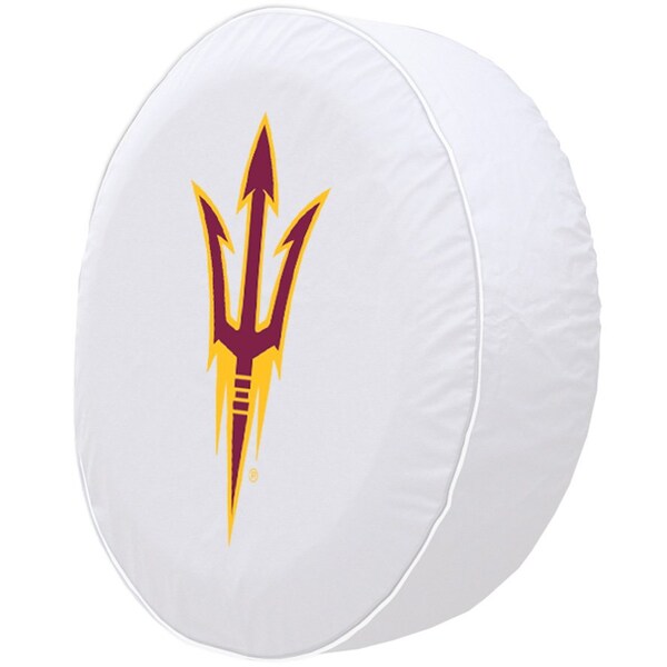 35 X 12.5 Arizona State Tire Cover With Pitchfork Logo